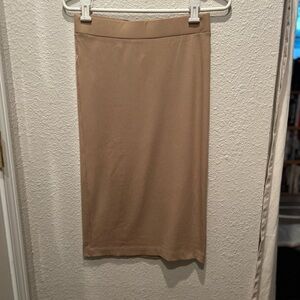 LOFT Beige Pencil Skirt